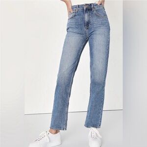 Free People We The Free The Pacifica High Rise Slim Straight Leg Jeans
